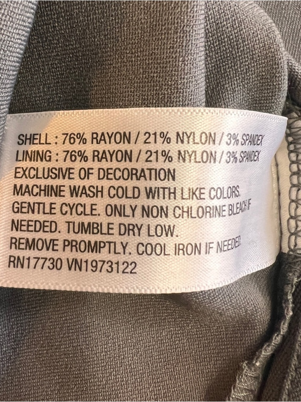 Wild Fable Women's Cap Sleeve Deep Square Neck Gray Twill Top Size Medium NWT - Picture 5 of 5